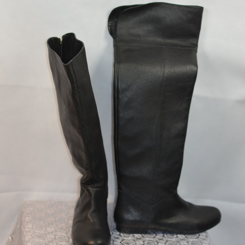 JOE FRESH Over the knee Faux Leather Boots SZ 9 NWOT